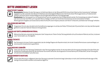 2024-2025 Alfa Romeo Giulia Owner's Manual | German