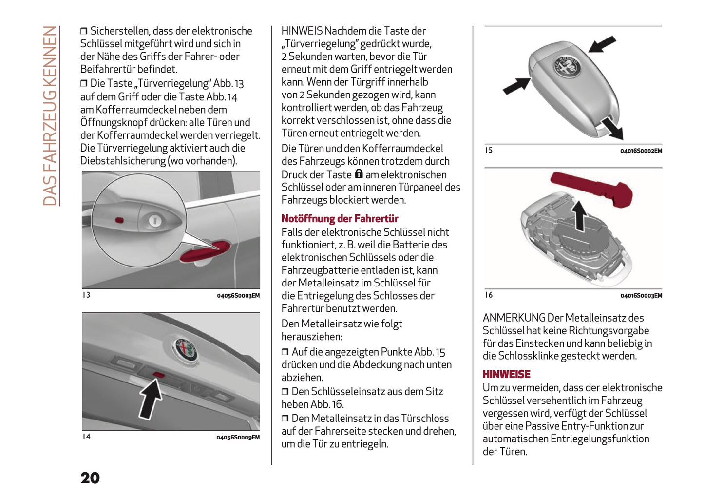 2026 Alfa Romeo Giulia Owner's Manual | German