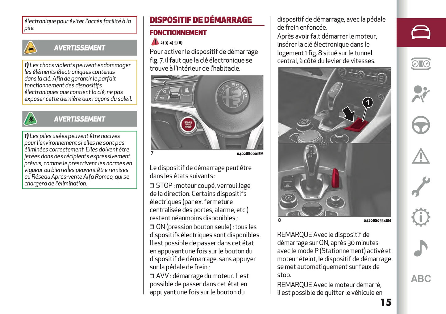 2023 Alfa Romeo Giulia Owner's Manual | French
