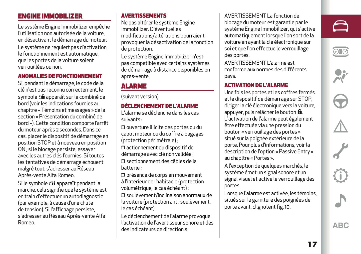 2023 Alfa Romeo Giulia Owner's Manual | French