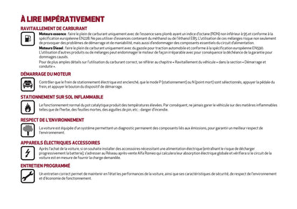 2023 Alfa Romeo Giulia Owner's Manual | French