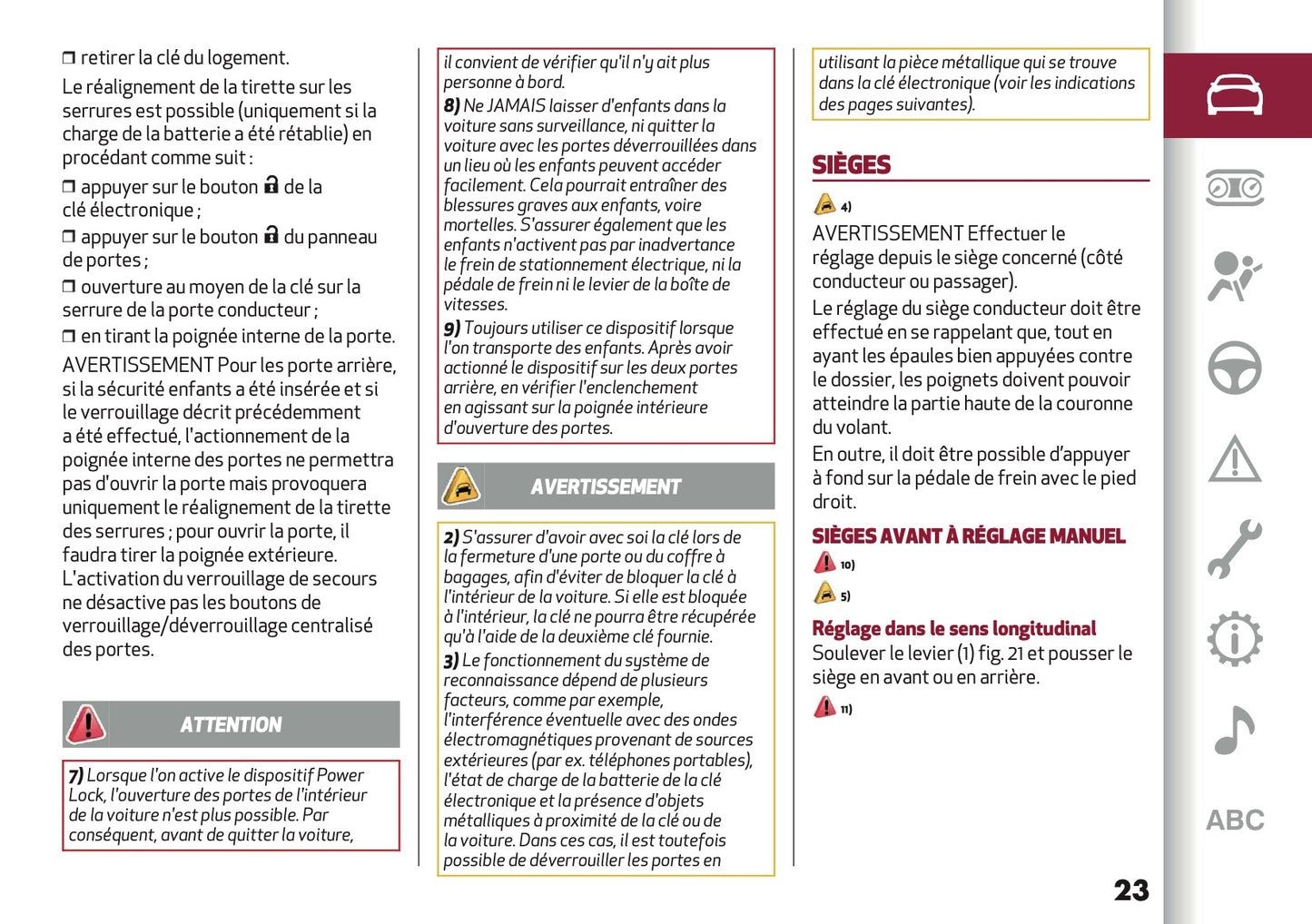 2026 Alfa Romeo Giulia Owner's Manual | French
