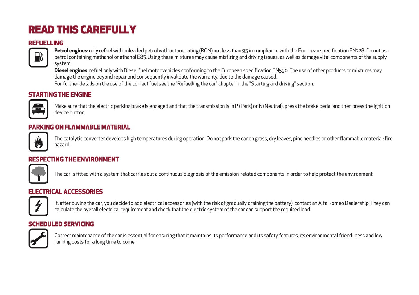 2023 Alfa Romeo Giulia Owner's Manual | English