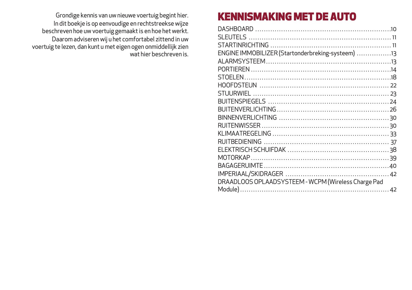 2020 Alfa Romeo Giulia Owner's Manual | Dutch