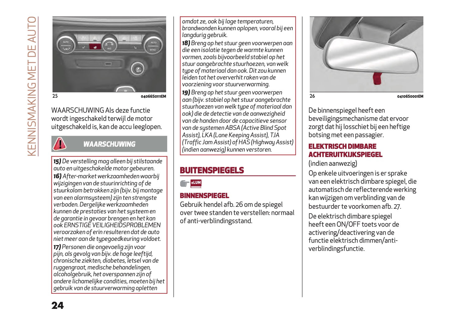 2020-2021 Alfa Romeo Giulia Owner's Manual | Dutch
