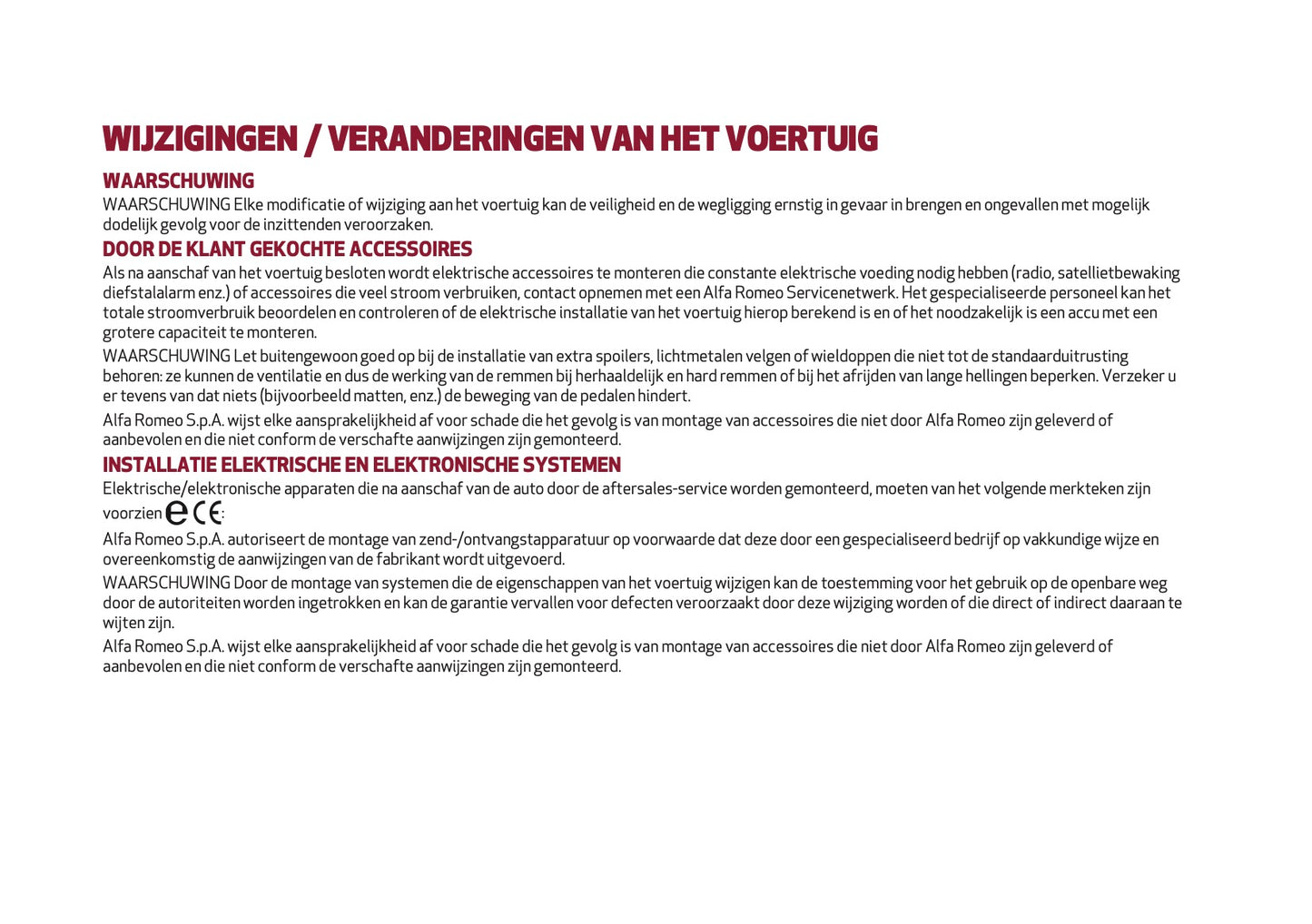 2021-2022 Alfa Romeo Giulia Gebruikershandleiding | Nederlands