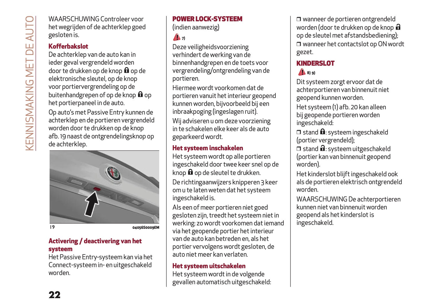 2024-2025 Alfa Romeo Giulia Owner's Manual | Dutch