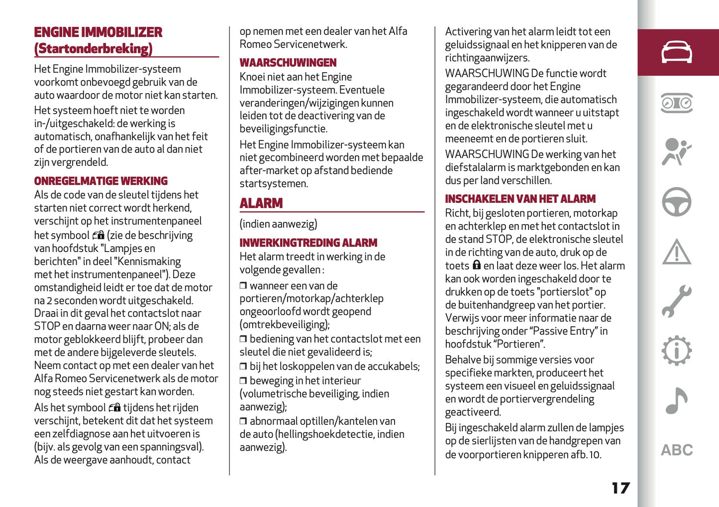 2026 Alfa Romeo Giulia Gebruikershandleiding | Nederlands