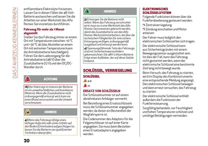 2025 Alfa Romeo Junior Owner's Manual | German