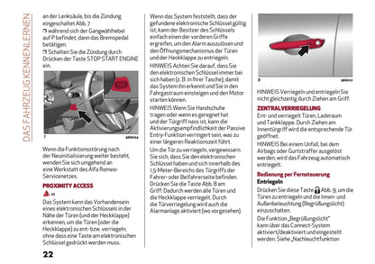 2025 Alfa Romeo Junior Owner's Manual | German