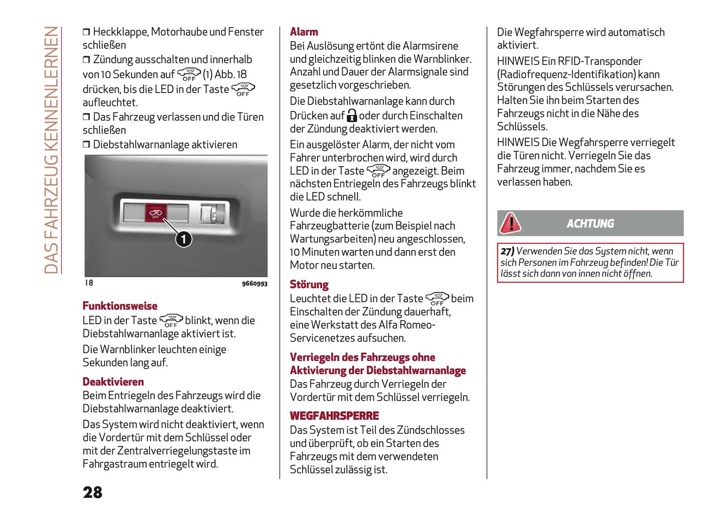 2026 Alfa Romeo Junior Owner's Manual | German