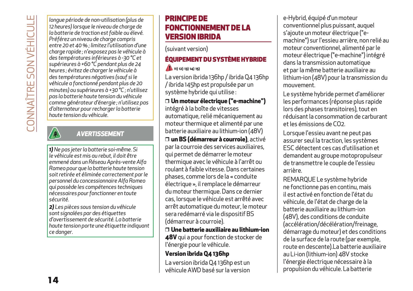 2026 Alfa Romeo Junior Owner's Manual | French