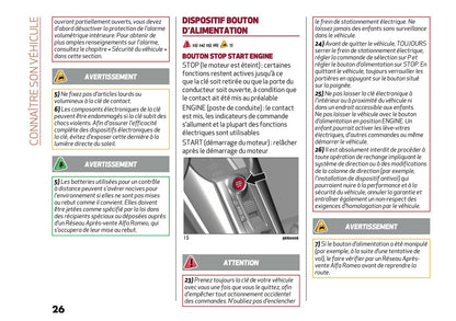 2026 Alfa Romeo Junior Owner's Manual | French