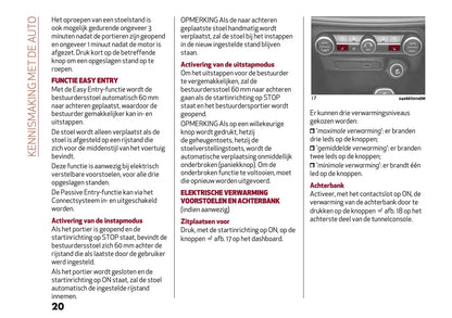 2020 Alfa Romeo Stelvio Owner's Manual | Dutch