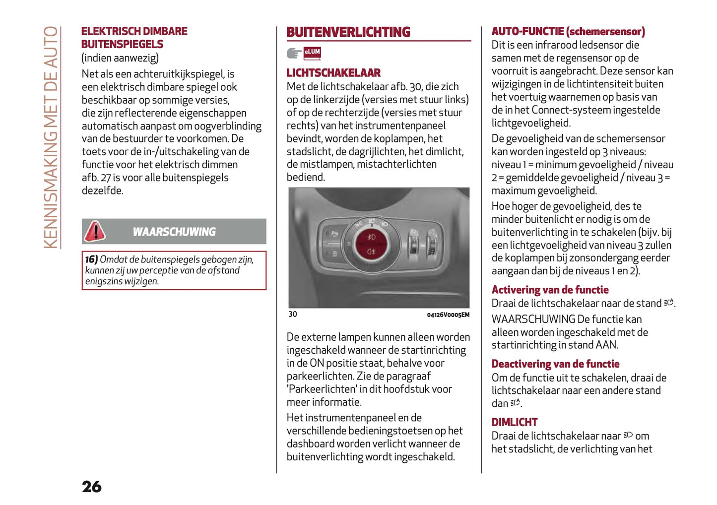 2020 Alfa Romeo Stelvio Owner's Manual | Dutch