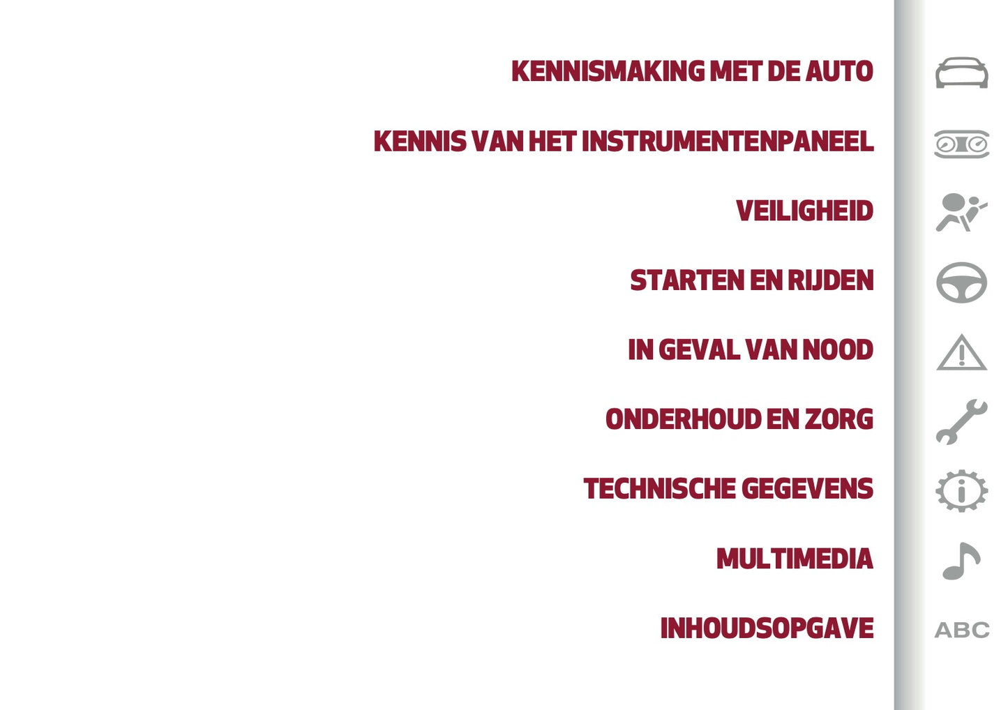 2020 Alfa Romeo Stelvio Owner's Manual | Dutch