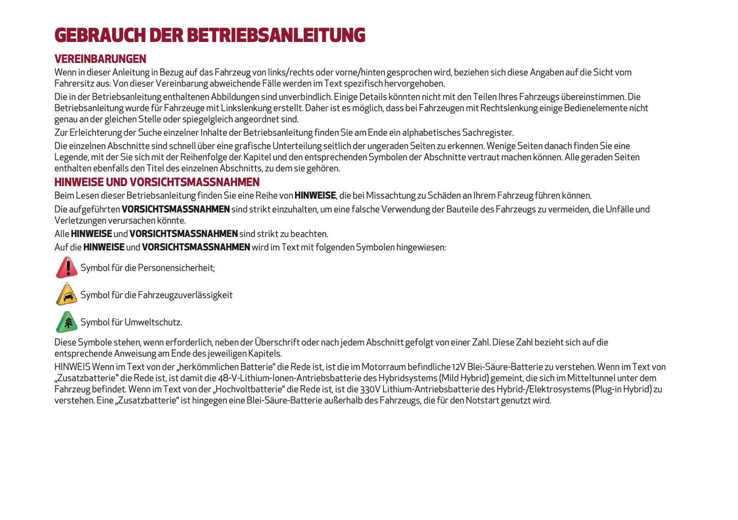 2024-2025 Alfa Romeo Tonale Owner's Manual | German