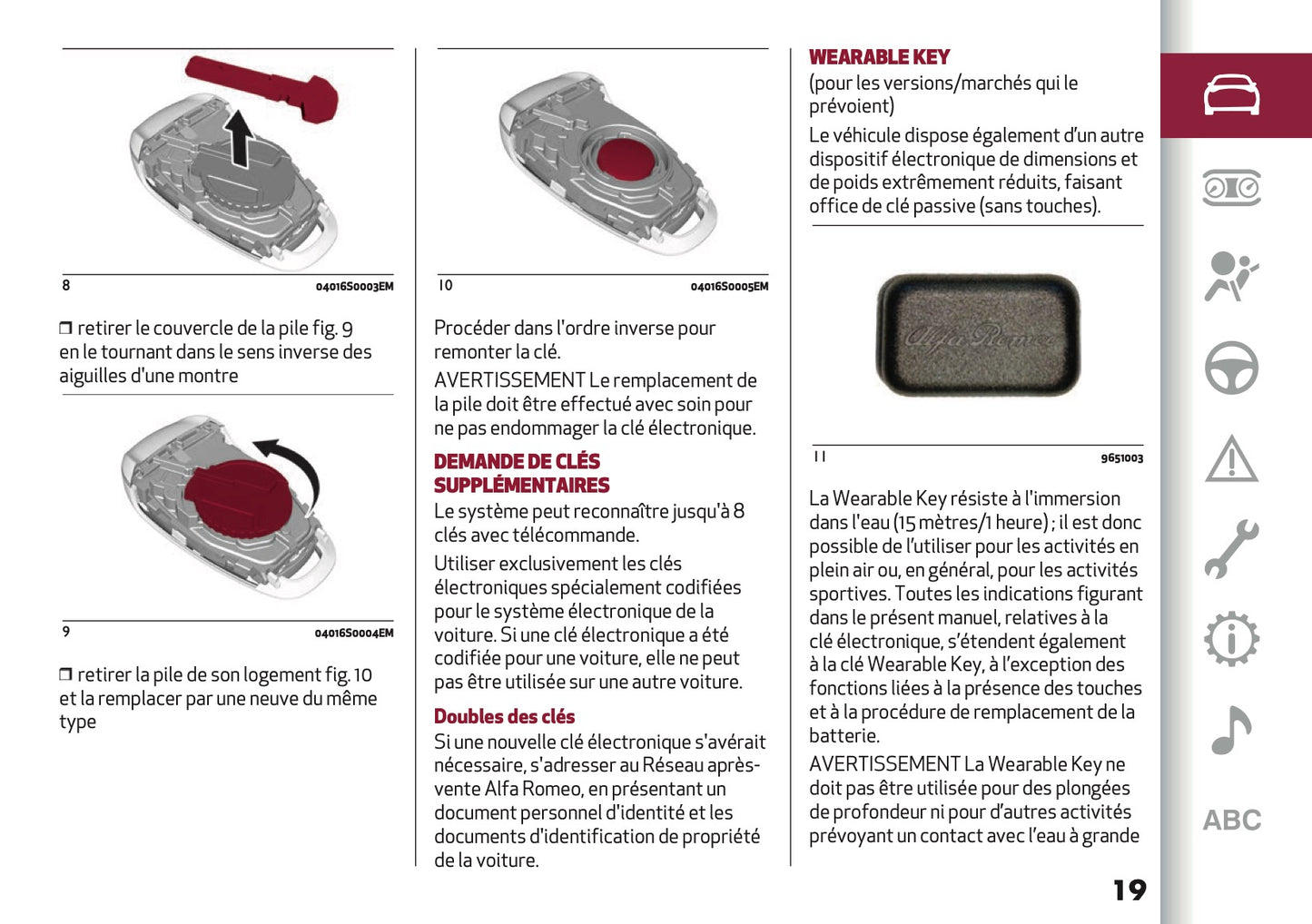 2024-2025 Alfa Romeo Tonale Owner's Manual | French