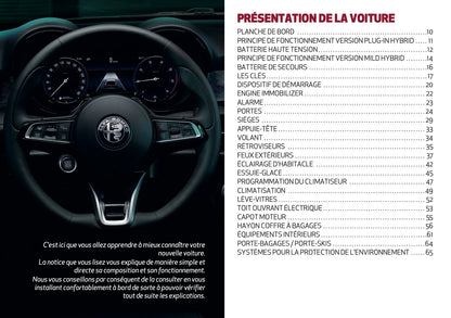 2024-2025 Alfa Romeo Tonale Owner's Manual | French