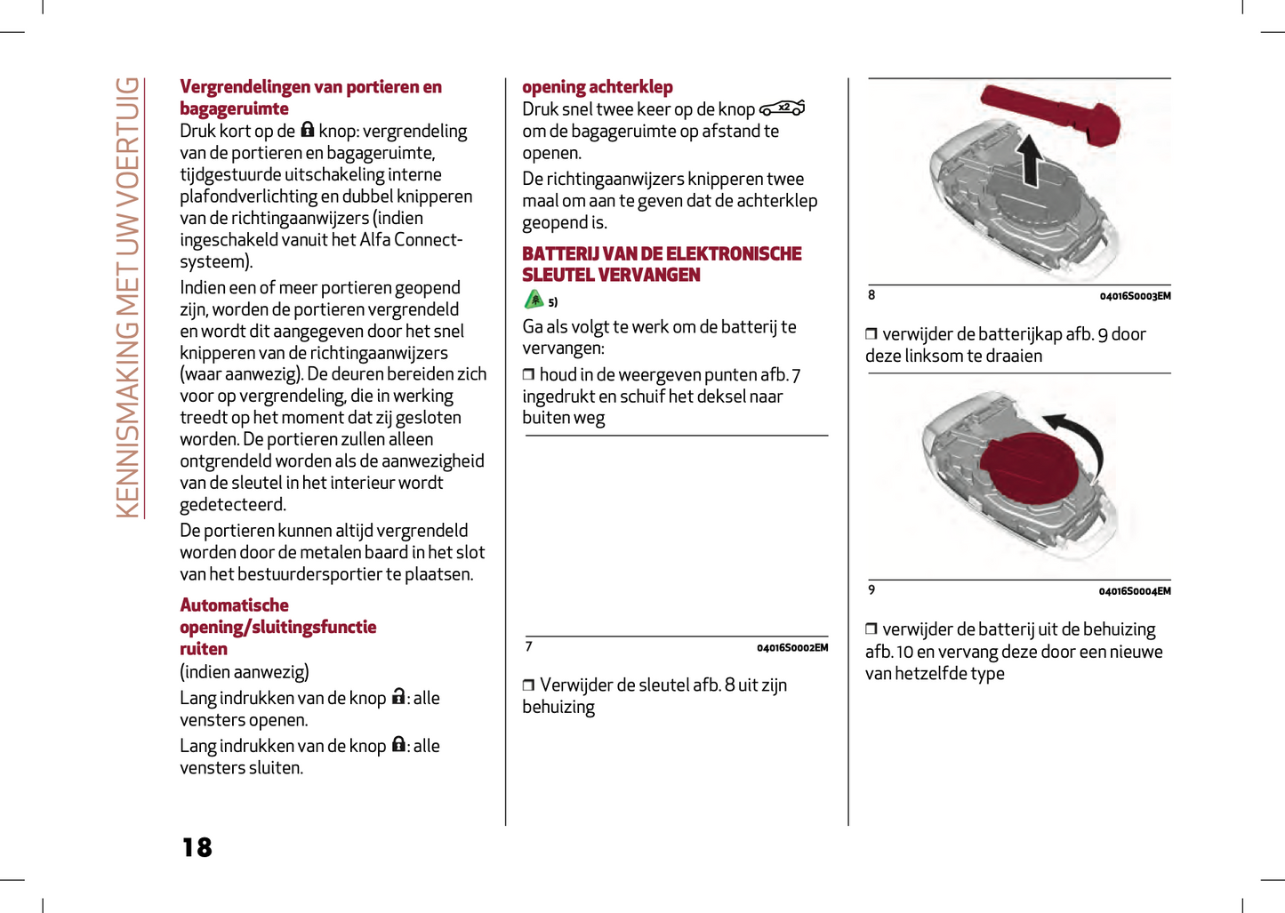 2024 Alfa Romeo Tonale Owner's Manual | Dutch