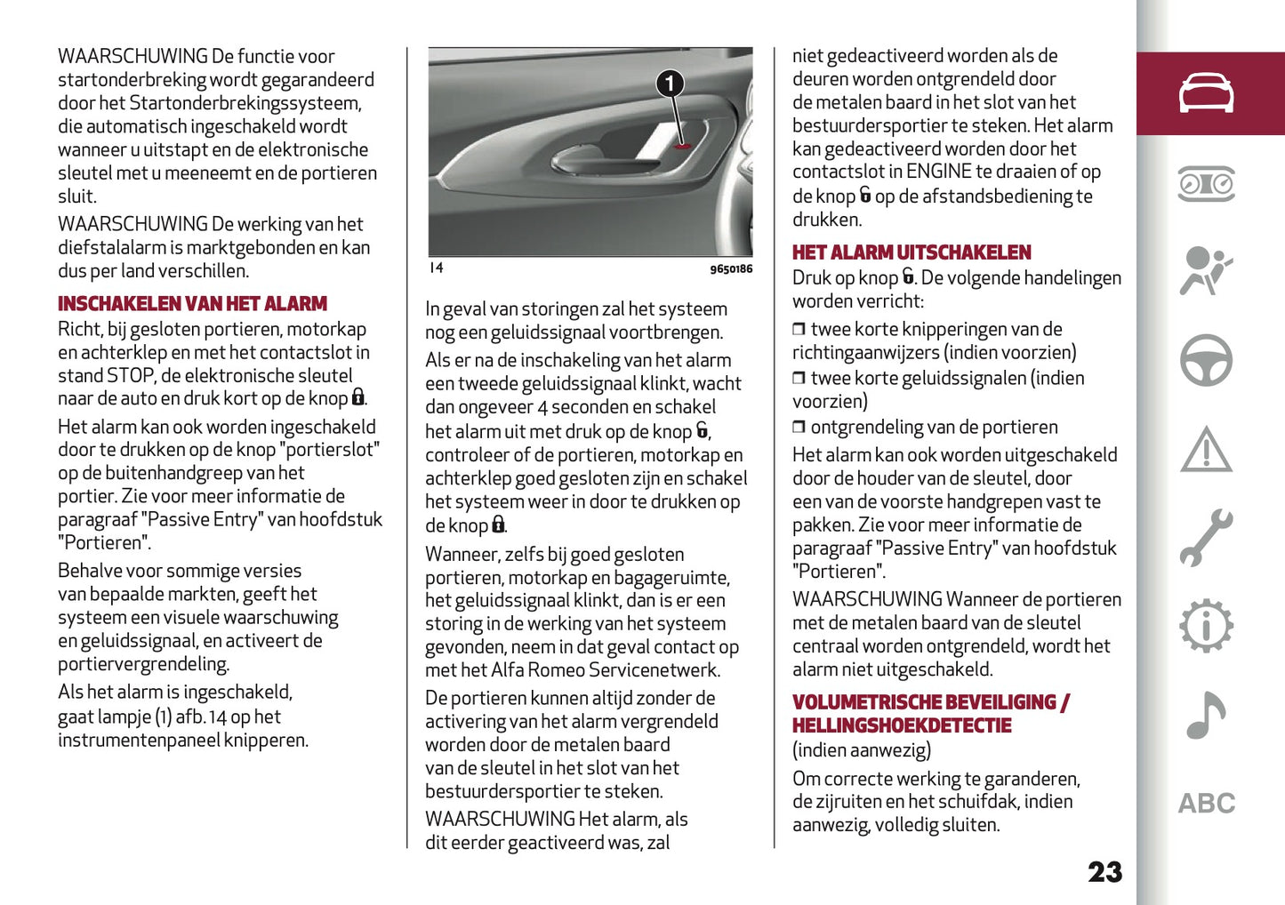 2024-2025 Alfa Romeo Tonale Owner's Manual | Dutch