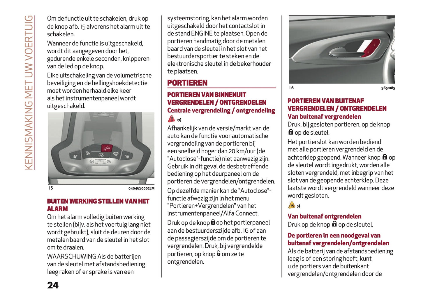2024-2025 Alfa Romeo Tonale Owner's Manual | Dutch