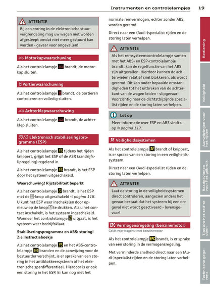 2012 Audi A1 Gebruikershandleiding | Nederlands