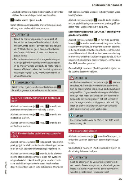 2017-2018 Audi A1/S1 Owner's Manual | Dutch