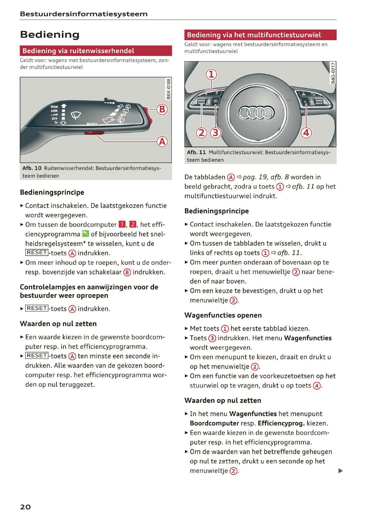 2017-2018 Audi A1/S1 Owner's Manual | Dutch