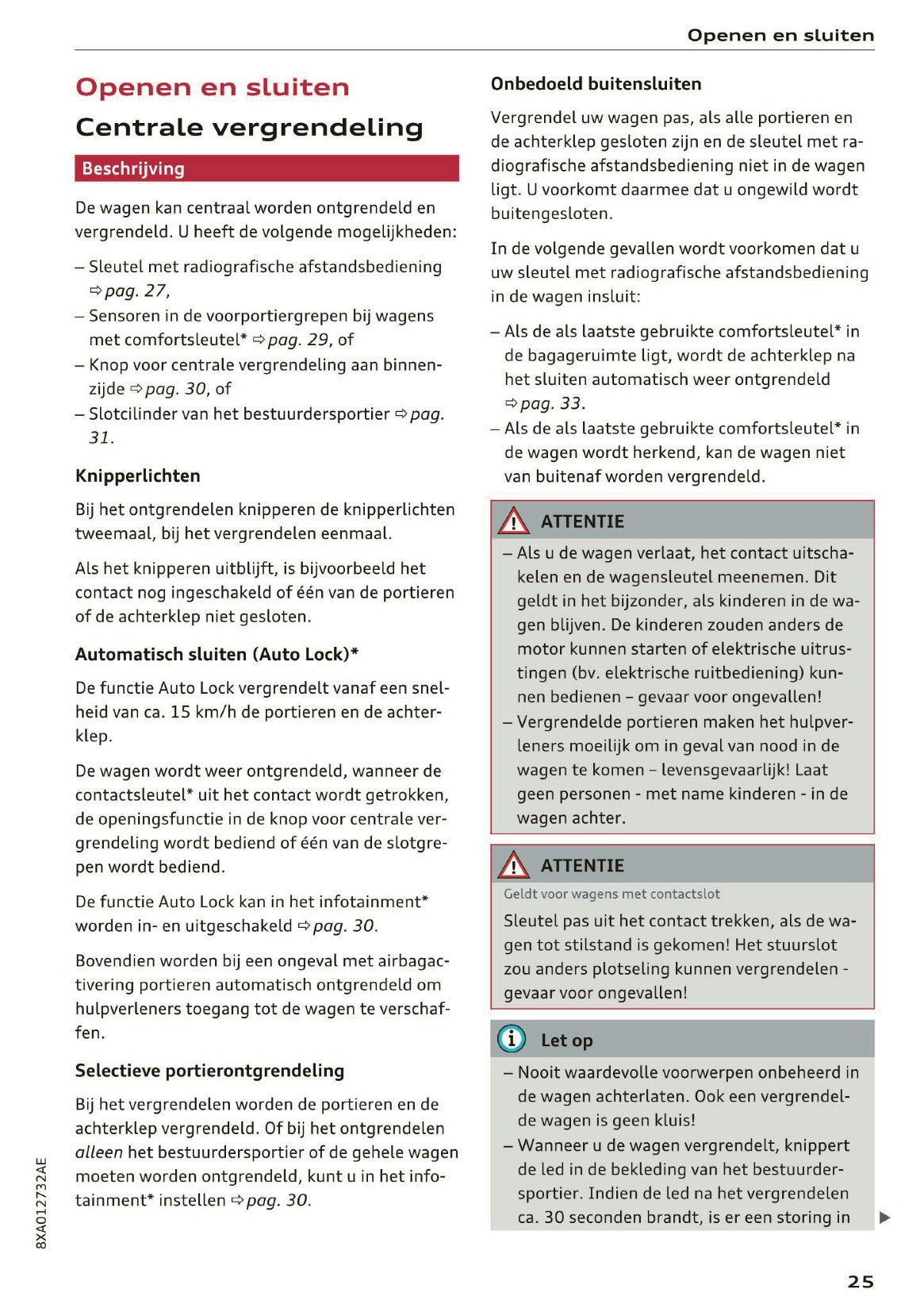 2017-2018 Audi A1/S1 Owner's Manual | Dutch