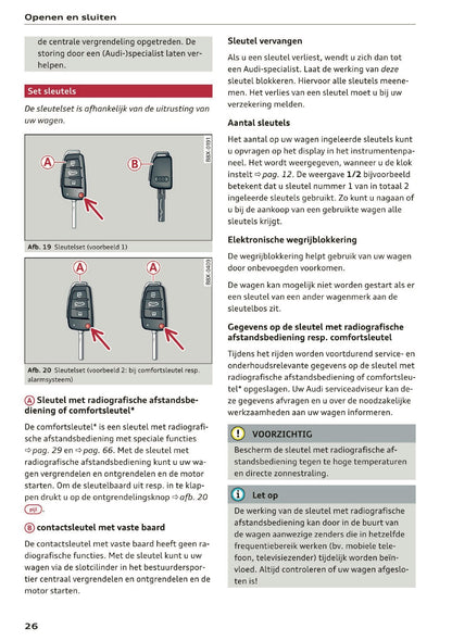 2017-2018 Audi A1/S1 Owner's Manual | Dutch