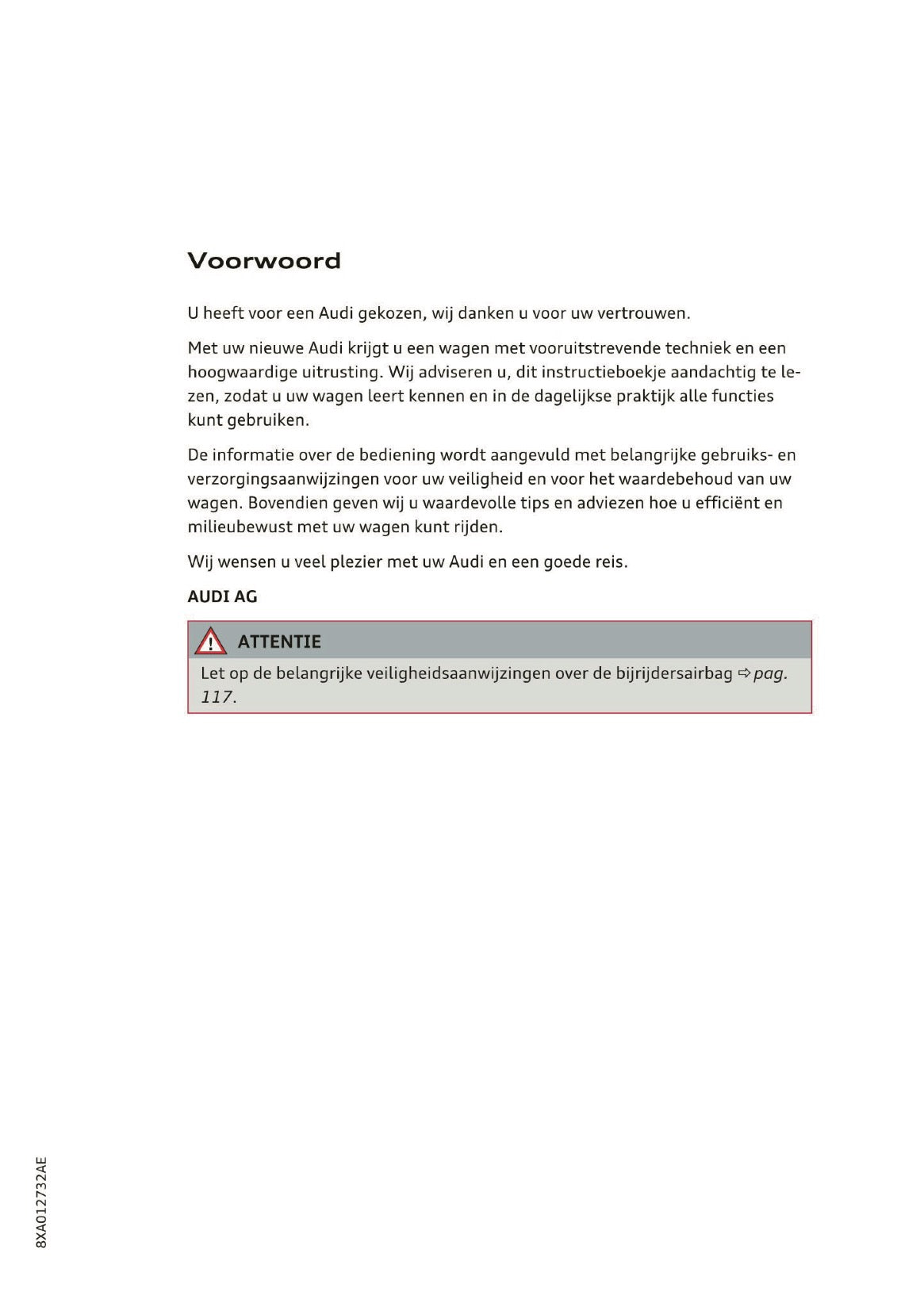 2017-2018 Audi A1/S1 Owner's Manual | Dutch