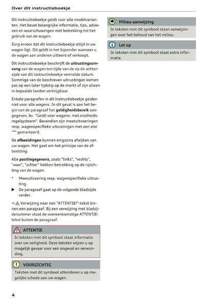 2017-2018 Audi A1/S1 Owner's Manual | Dutch