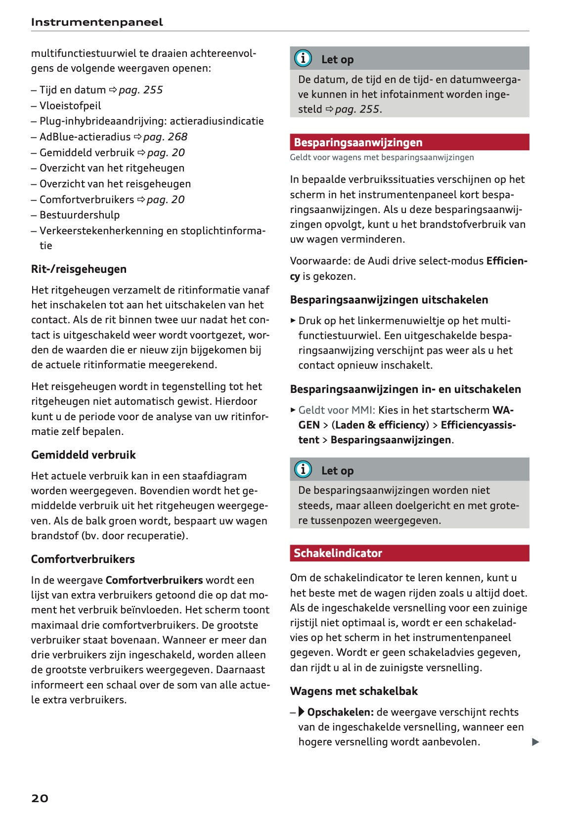 2020-2021 Audi A3 Gebruikershandleiding | Nederlands