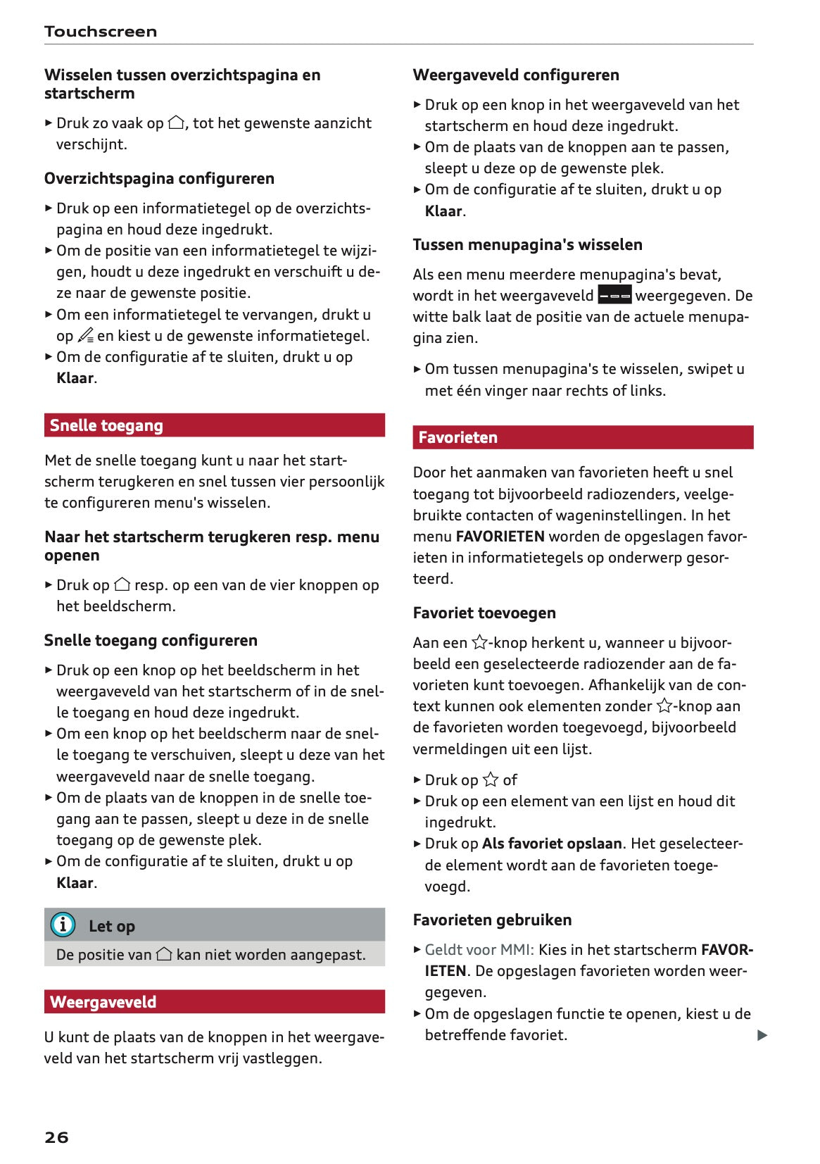 2020-2021 Audi A3 Gebruikershandleiding | Nederlands