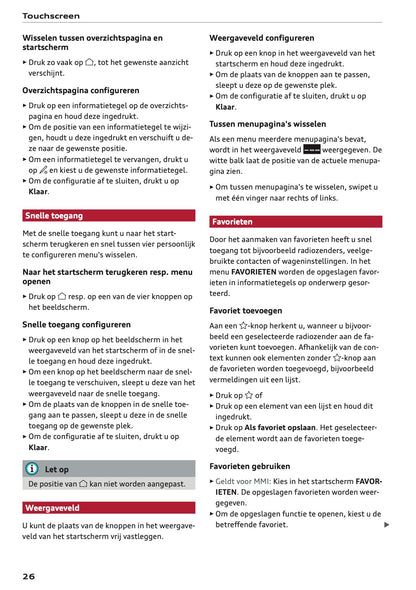 2020-2021 Audi A3 Gebruikershandleiding | Nederlands
