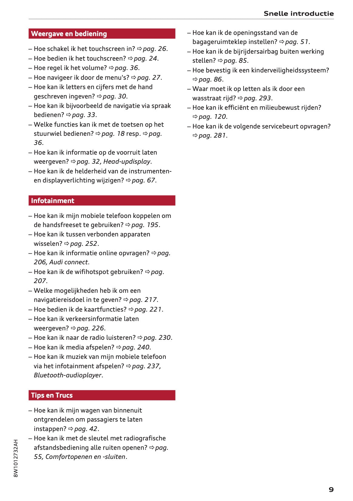 2021-2022 Audi A4 Gebruikershandleiding | Nederlands