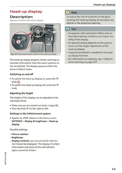 2020 Audi A5 Owner's Manual | English US