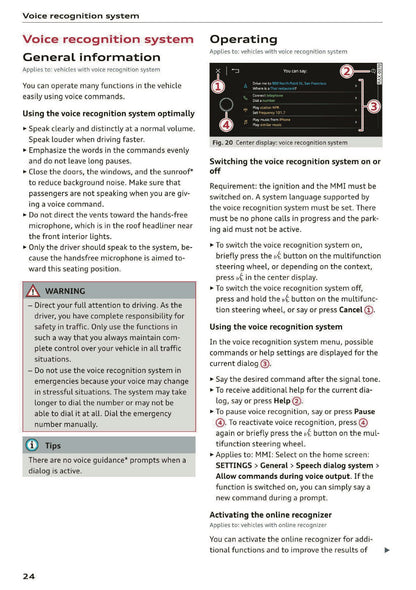 2020 Audi A5 Owner's Manual | English US