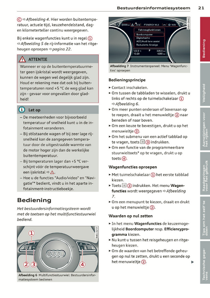 2014 Audi A6/S6 Owner's Manual | Dutch