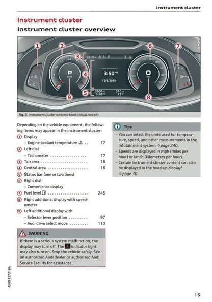 2024 Audi A7 Owner's Manual | English US