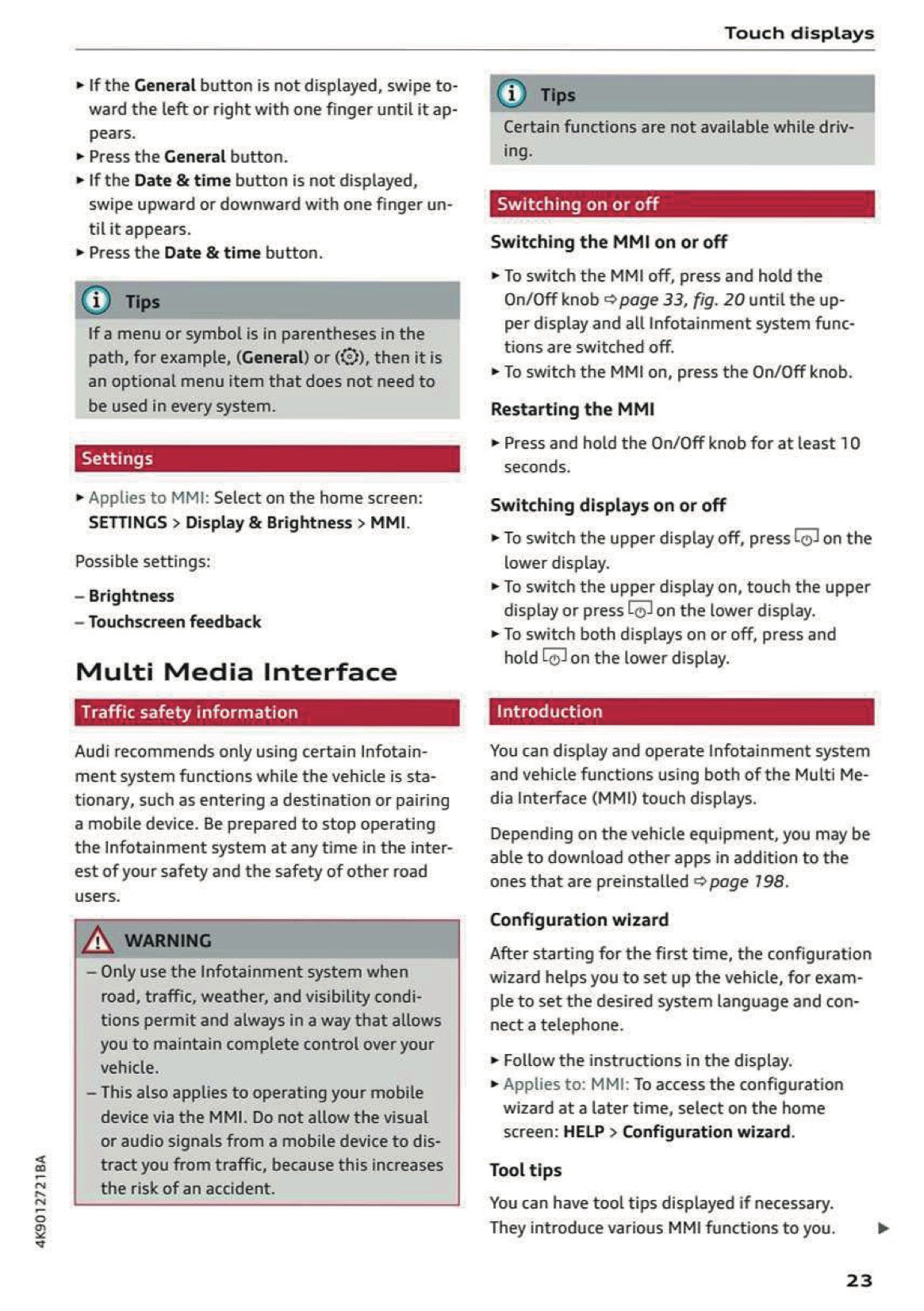 2024 Audi A7 Owner's Manual | English US