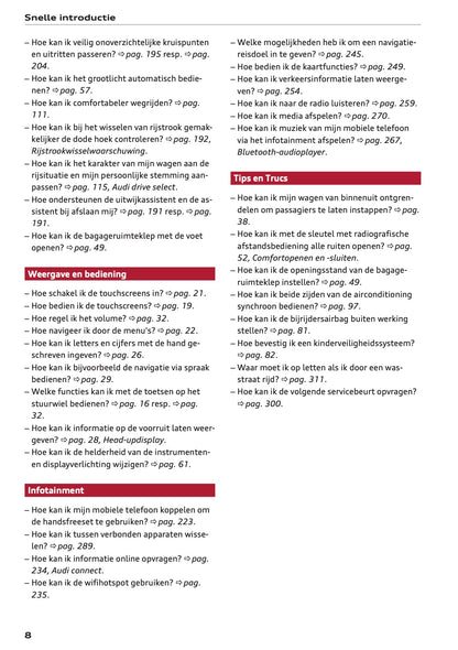 2021-2022 Audi e-tron Owner's Manual | Dutch