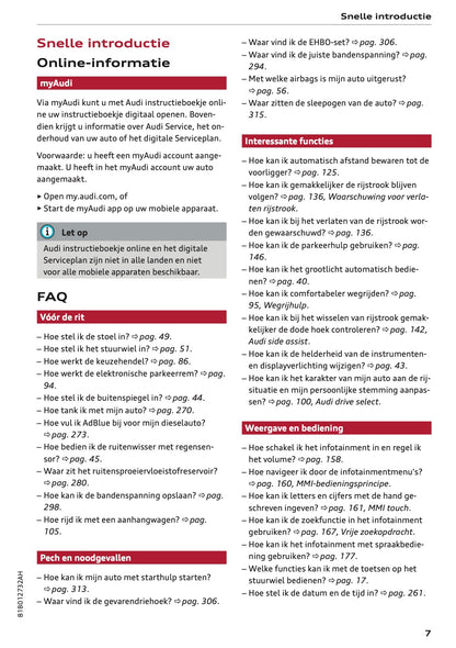 2023-2024 Audi Q2 Gebruikershandleiding | Nederlands