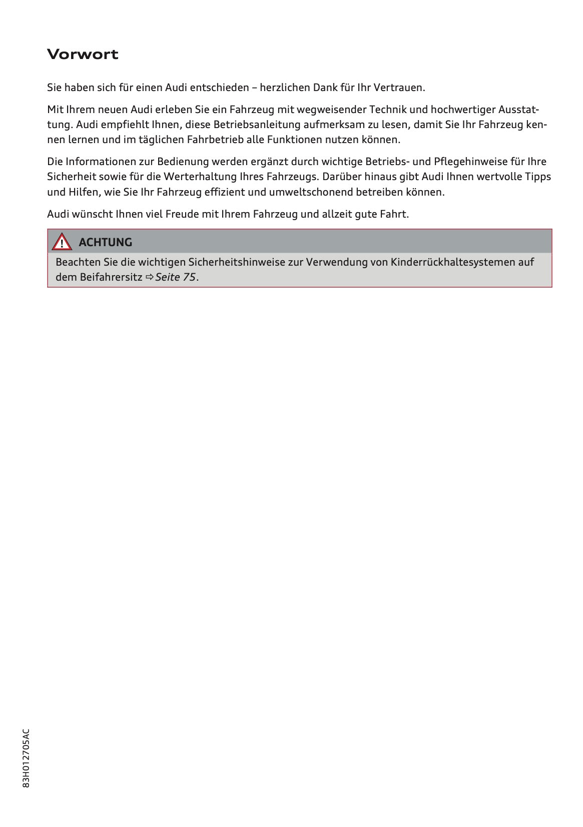 2026 Audi Q3 Owner's Manual | German
