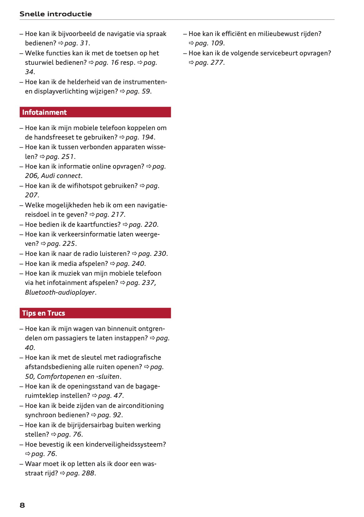 2020-2021 Audi Q3 Gebruikershandleiding | Nederlands