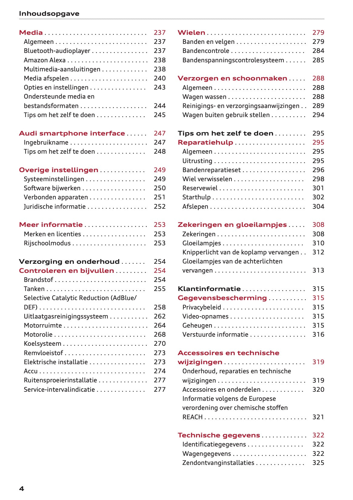2020-2021 Audi Q3 Gebruikershandleiding | Nederlands