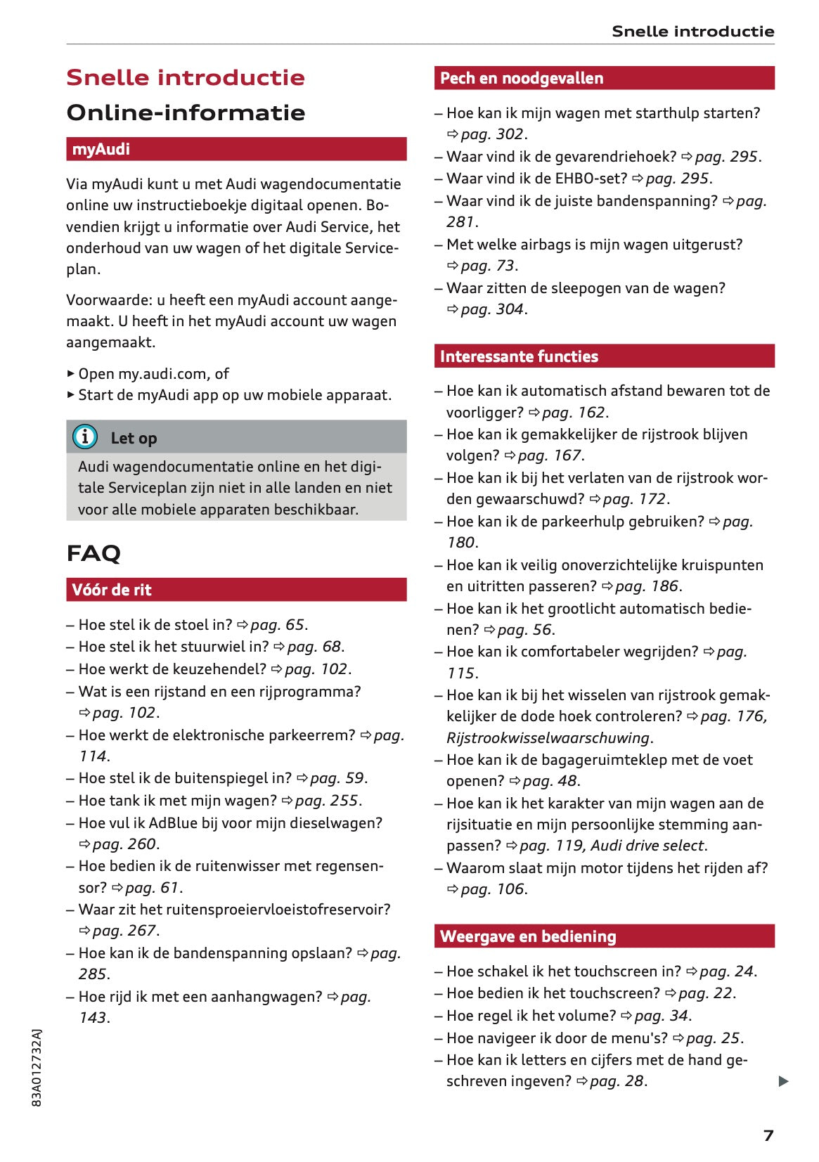 2020-2021 Audi Q3 Gebruikershandleiding | Nederlands