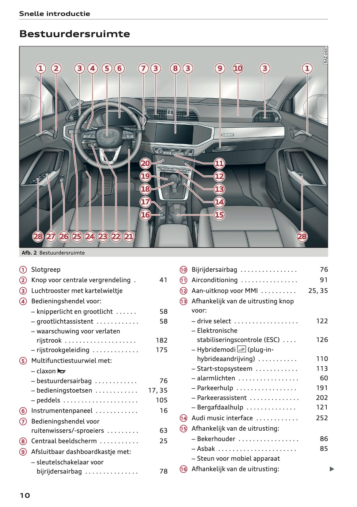 2022 Audi Q3 Owner's Manual | Dutch