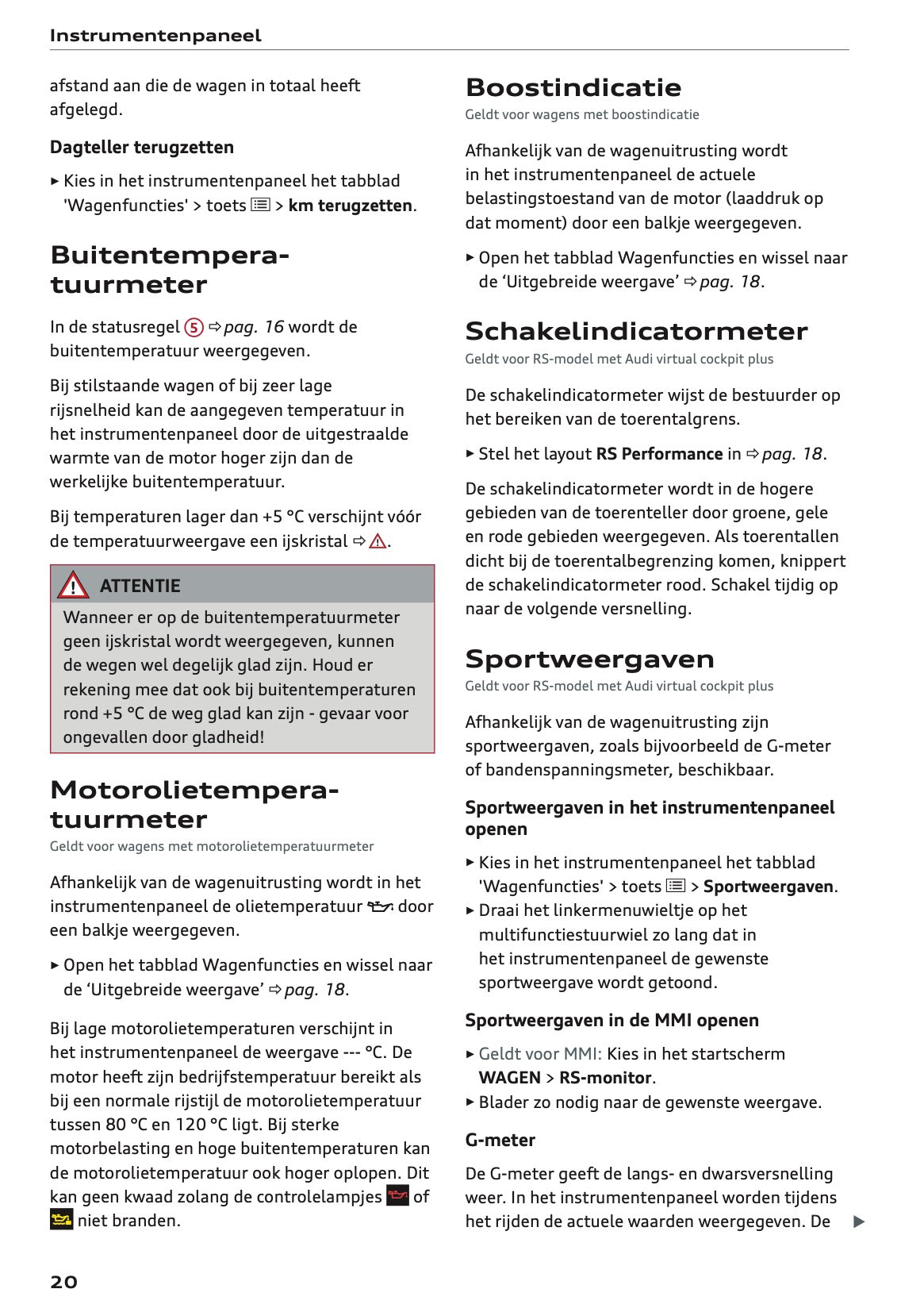 2022 Audi Q3 Owner's Manual | Dutch